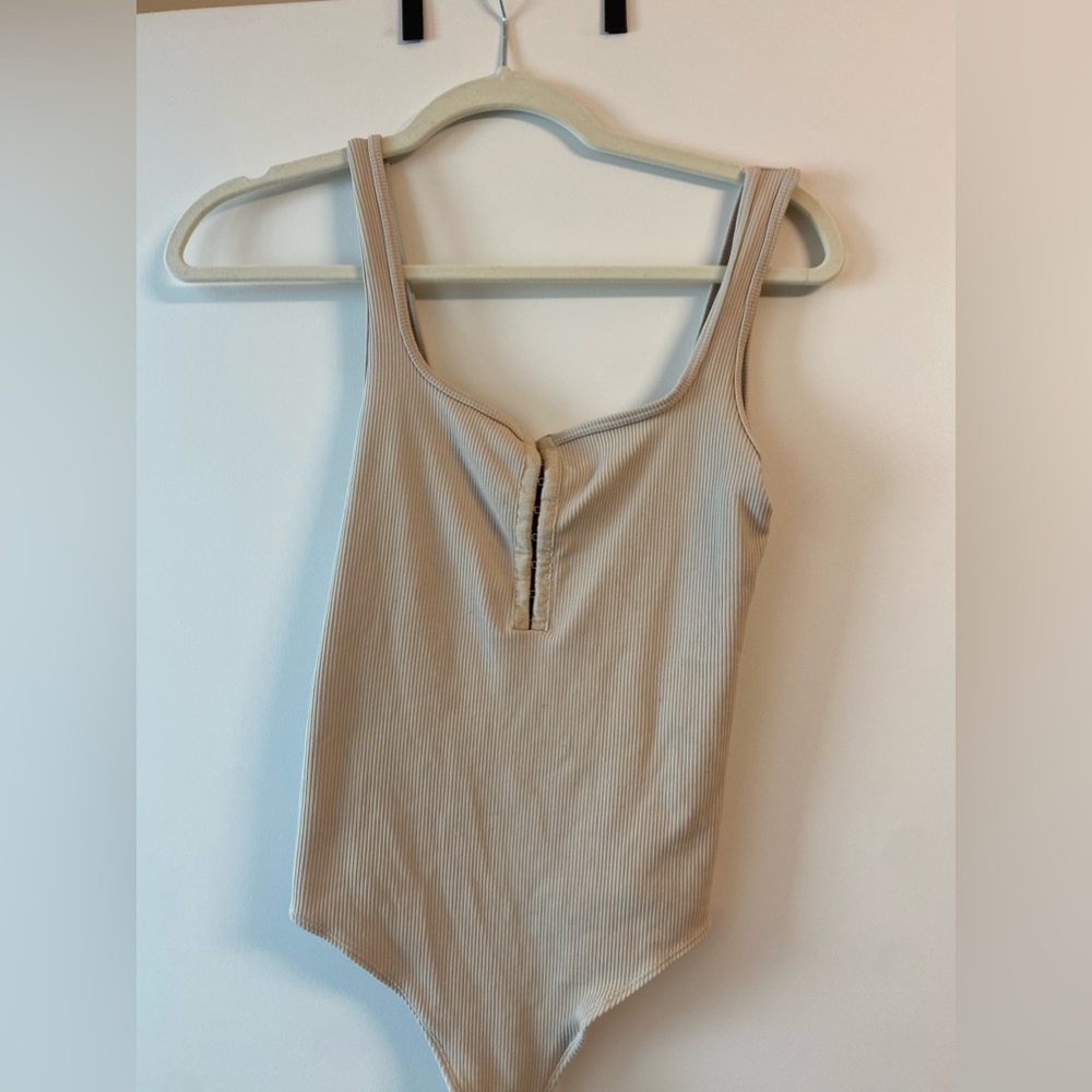 Abercrombie Tan Bodysuit